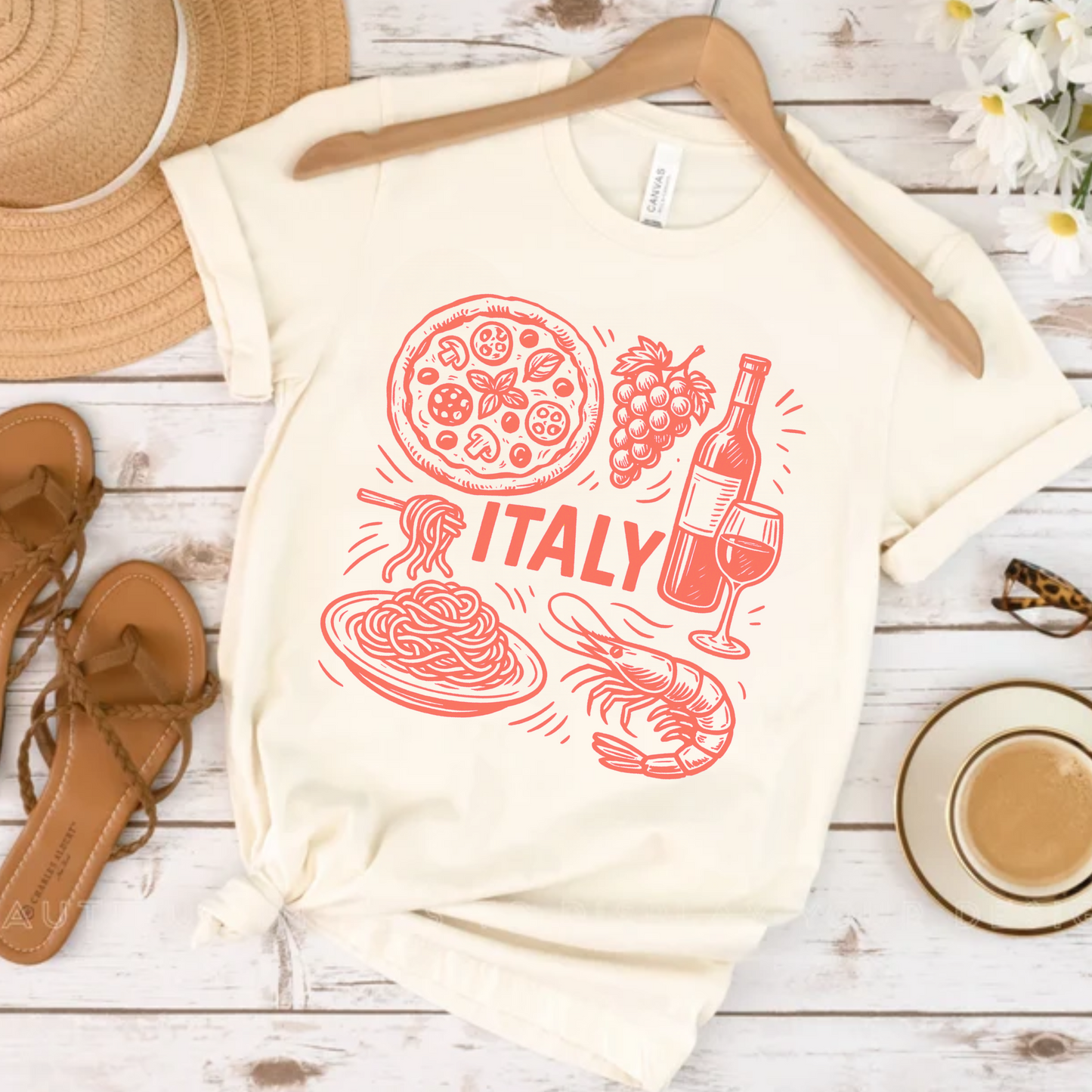 Everything Italy - Pomelo Red or Blue