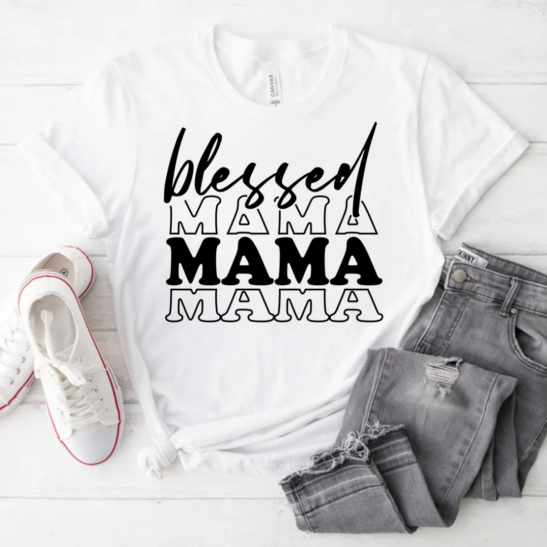 Blessed Mama Stacked