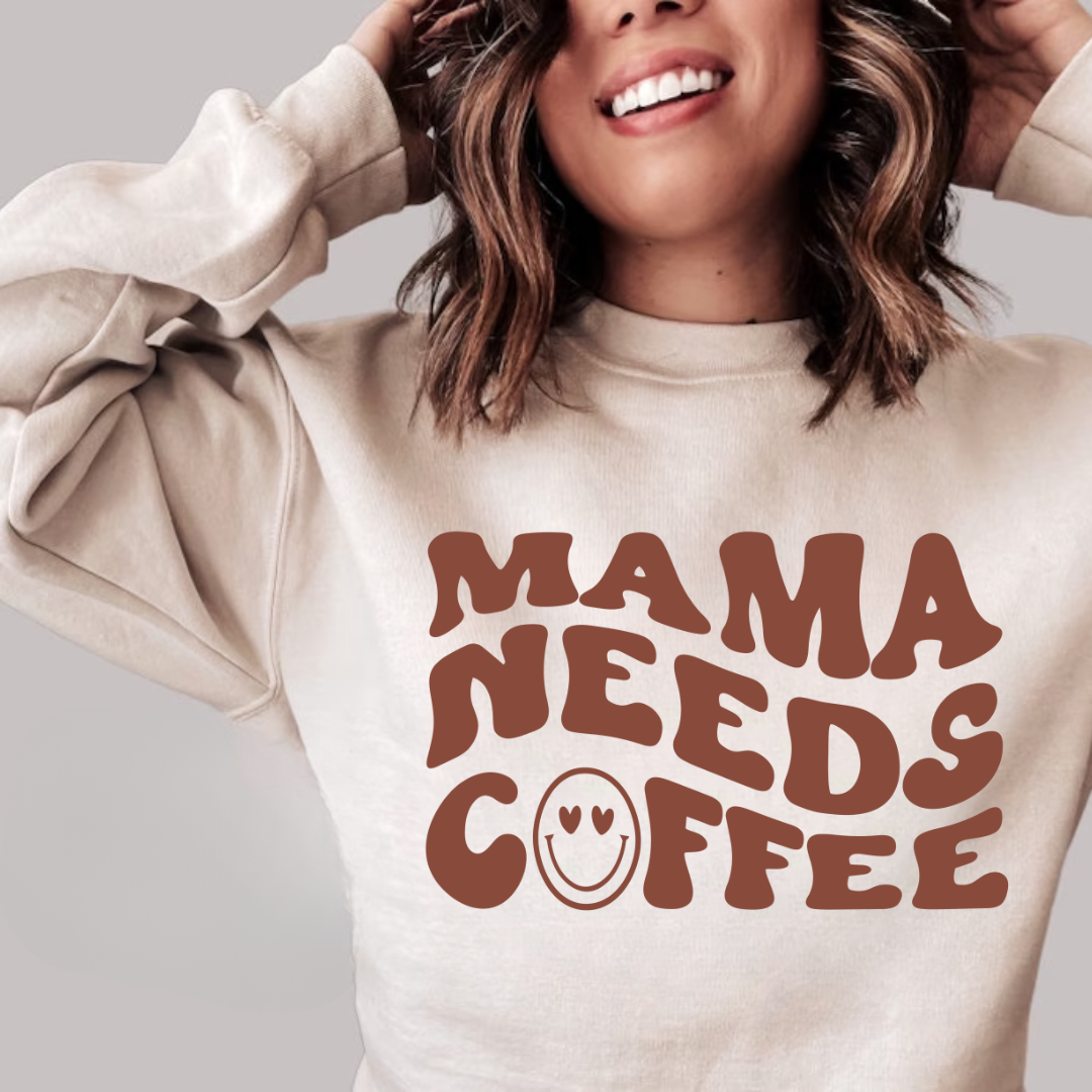 Mama Needs Coffee Brown