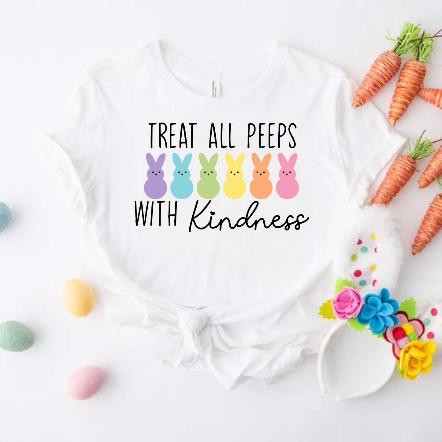 Treat All Peeps With Kindness BLACK