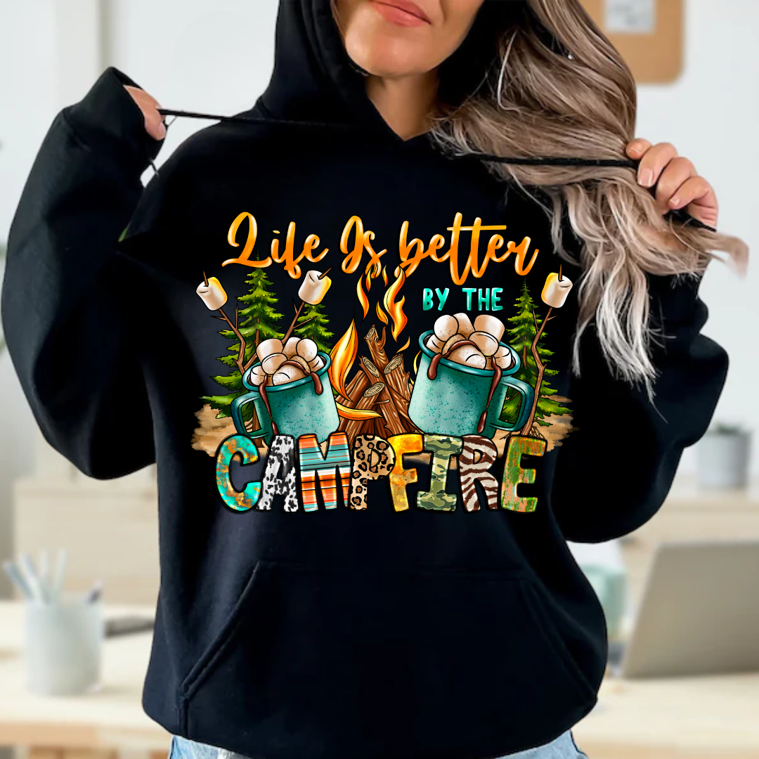 Life is Better by the Campfire COLORFUL