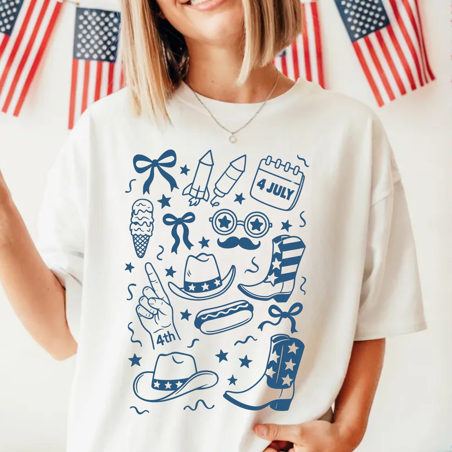 4th of July Doodle