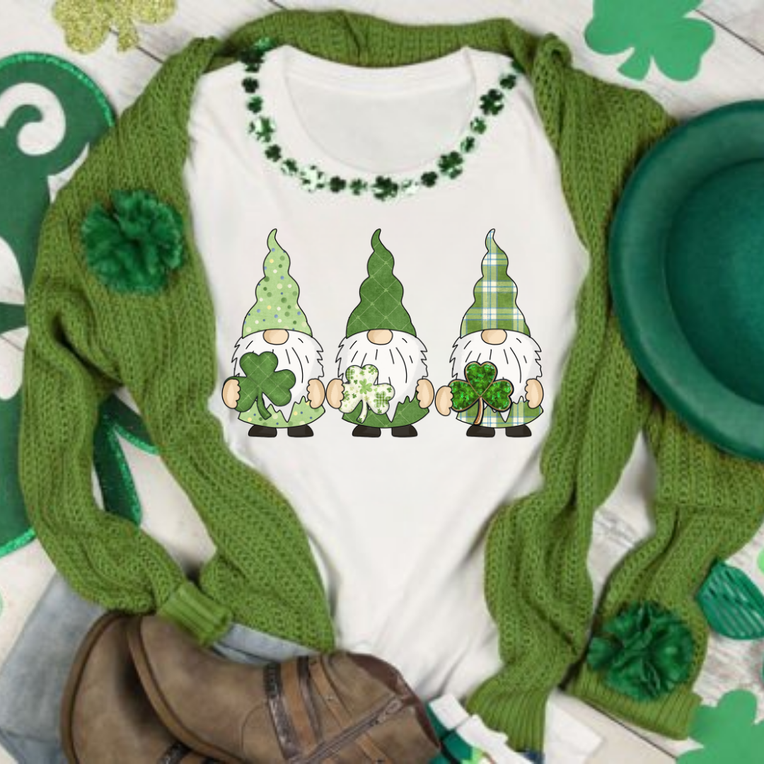 Light Green Lucky Gnome Trio