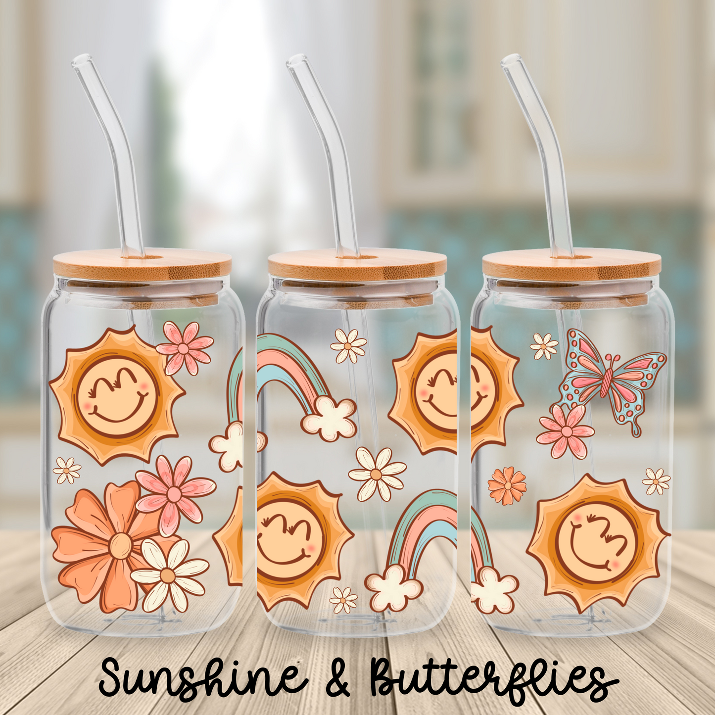Sunshine & Butterflies Cup
