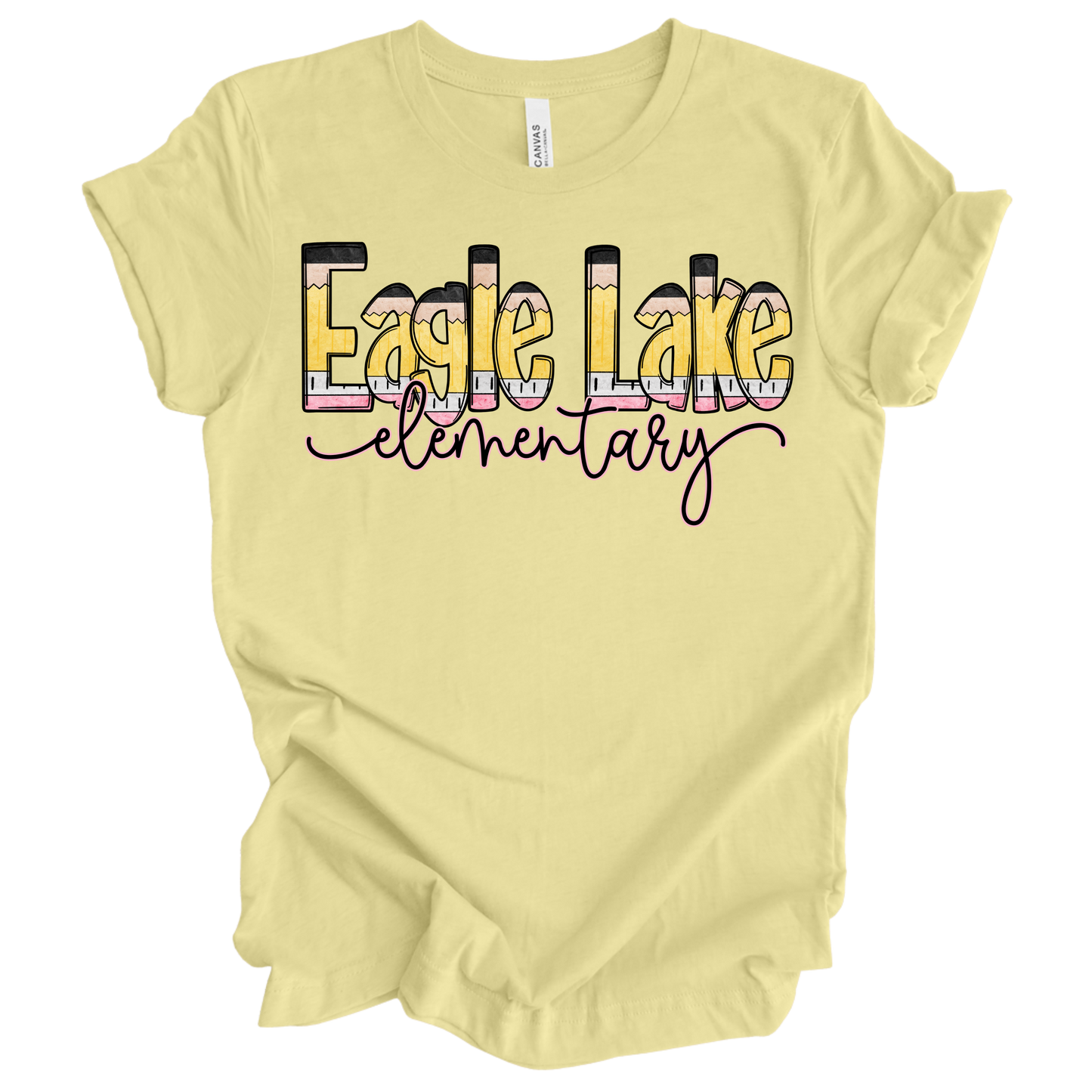 Eagle Lake Elementary Pencil Font - September