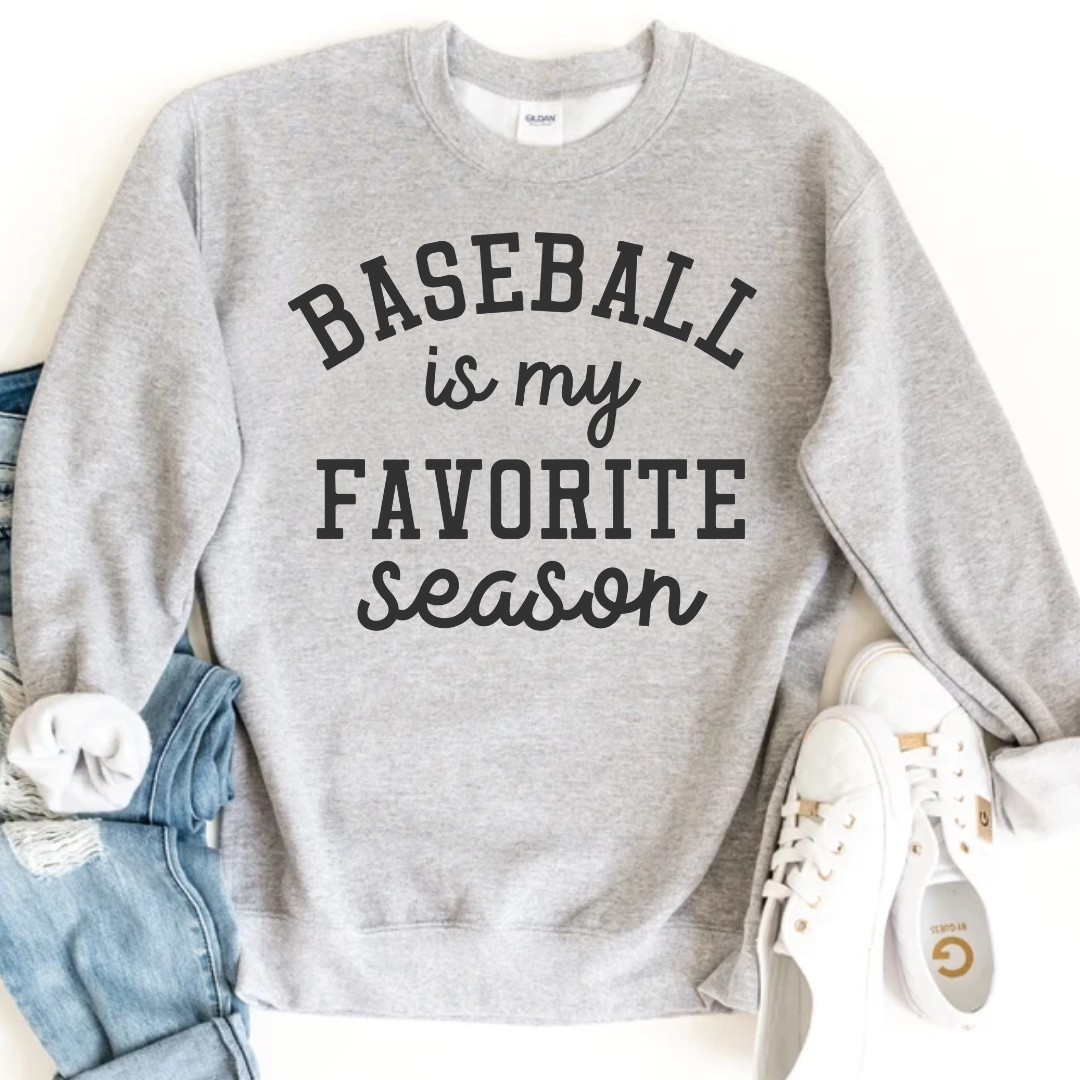 Baseball Is My Favorite Season - BLACK