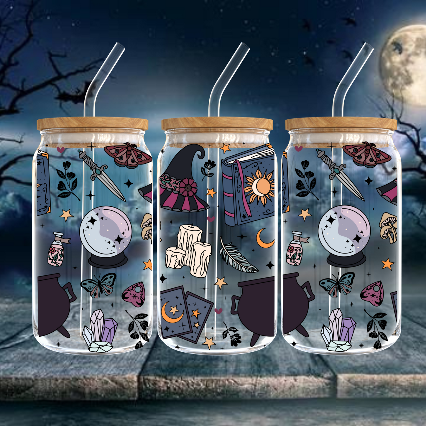 Witchy Halloween Cup
