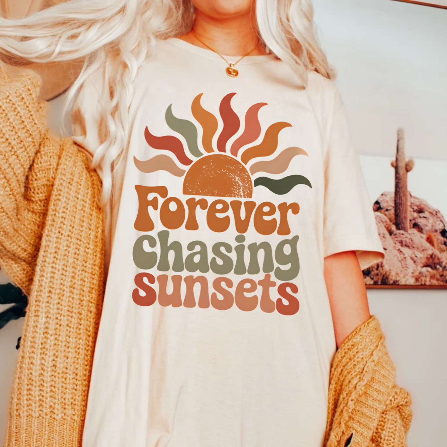 Forever Chasing Sunsets - Retro