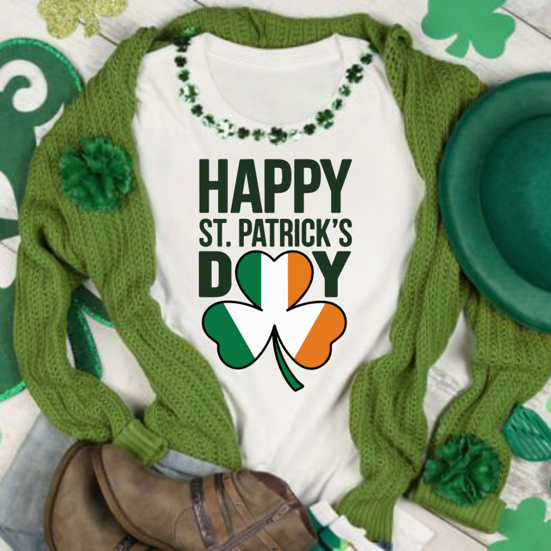 Happy St. Patrick's Day Irish Clover