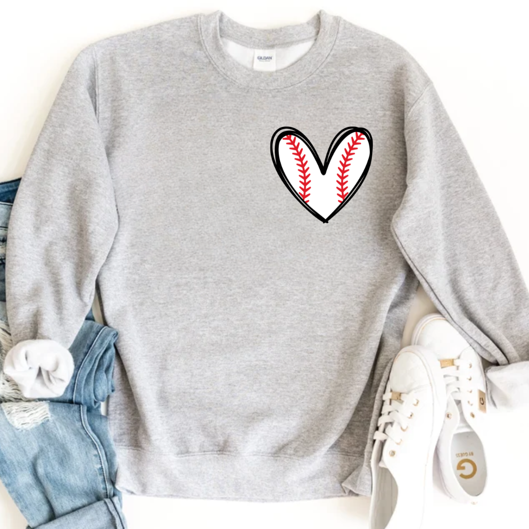Baseball Heart Pocket