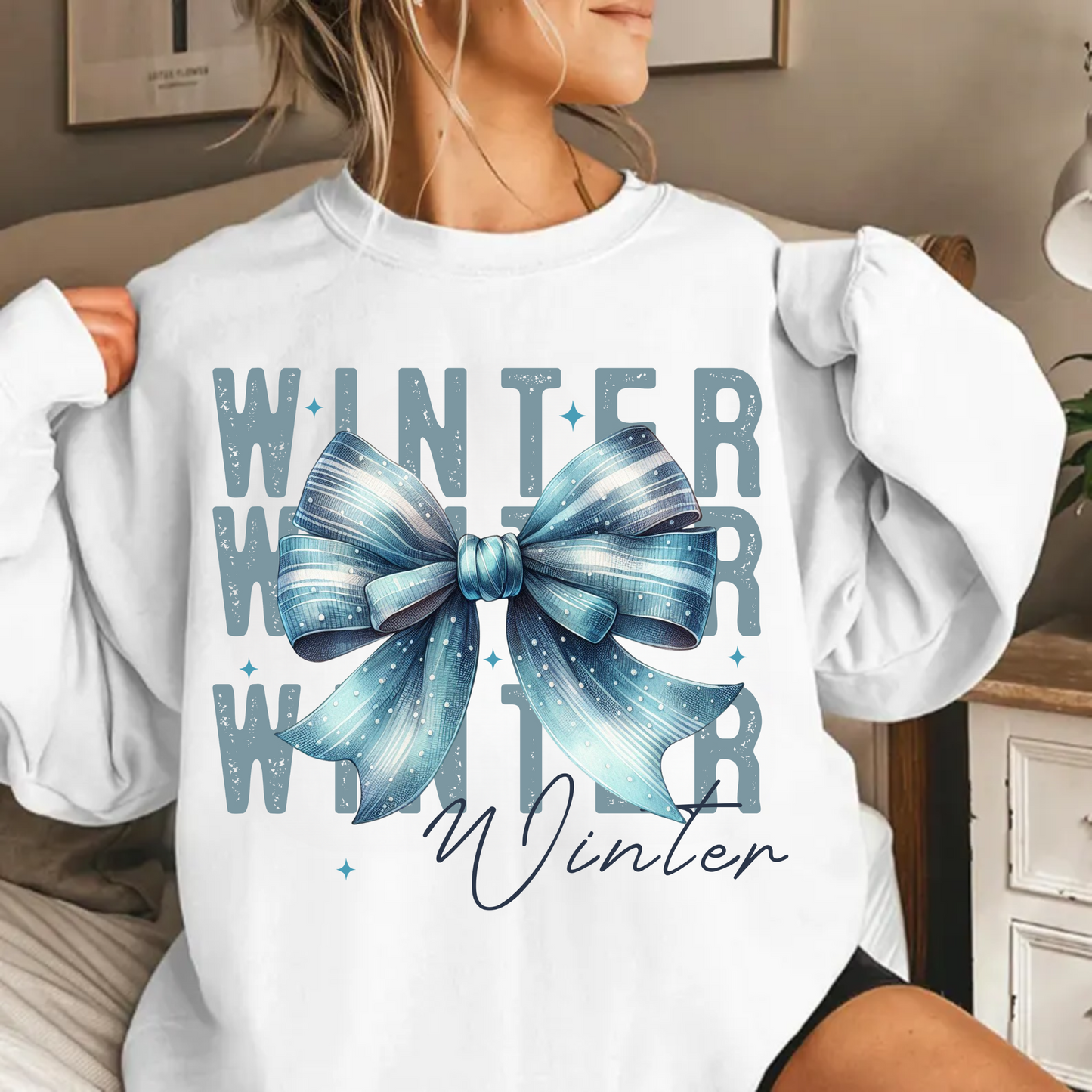 Winter Bow Stacked