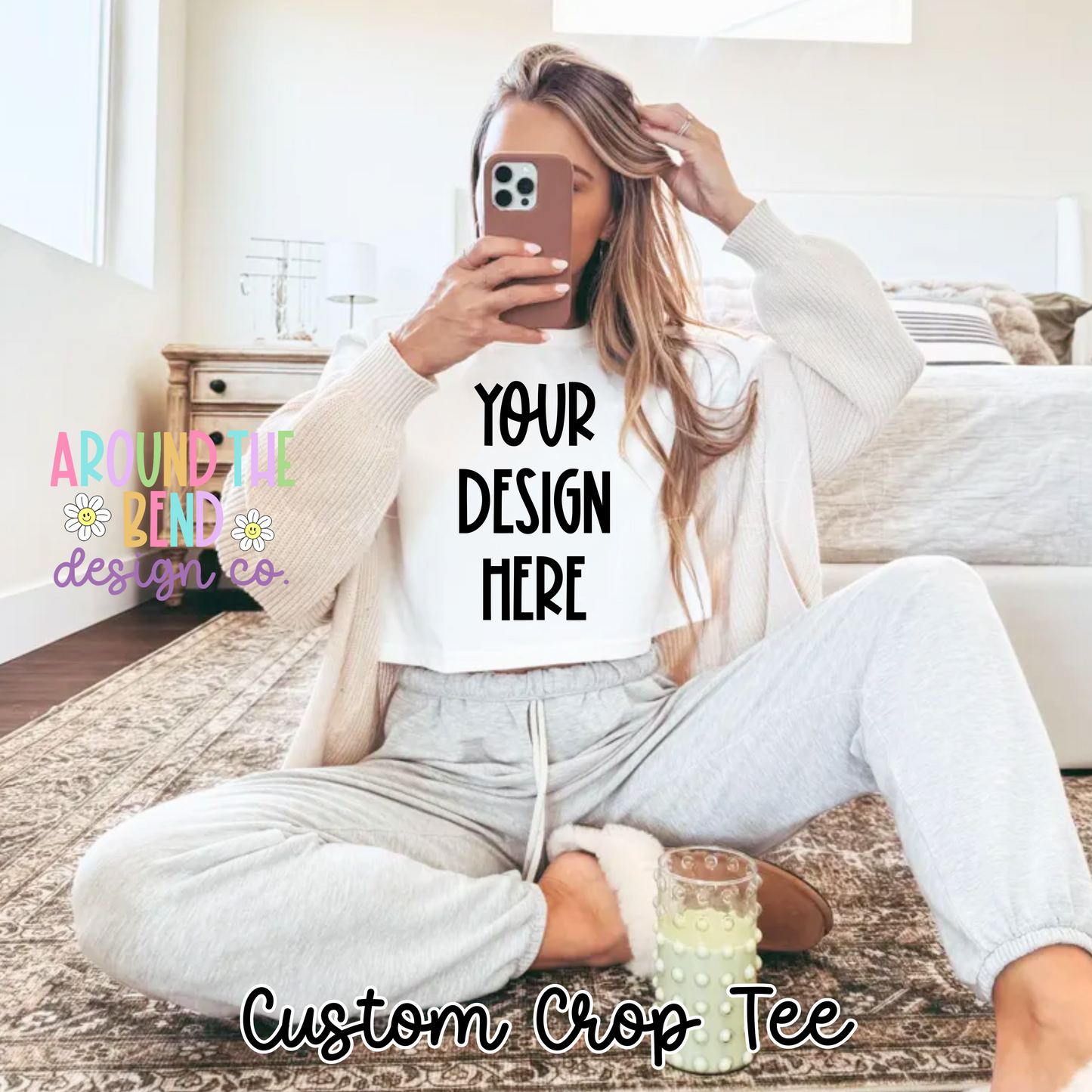 Customize Women Ideal Crop Top Tee - You Choose the Design!