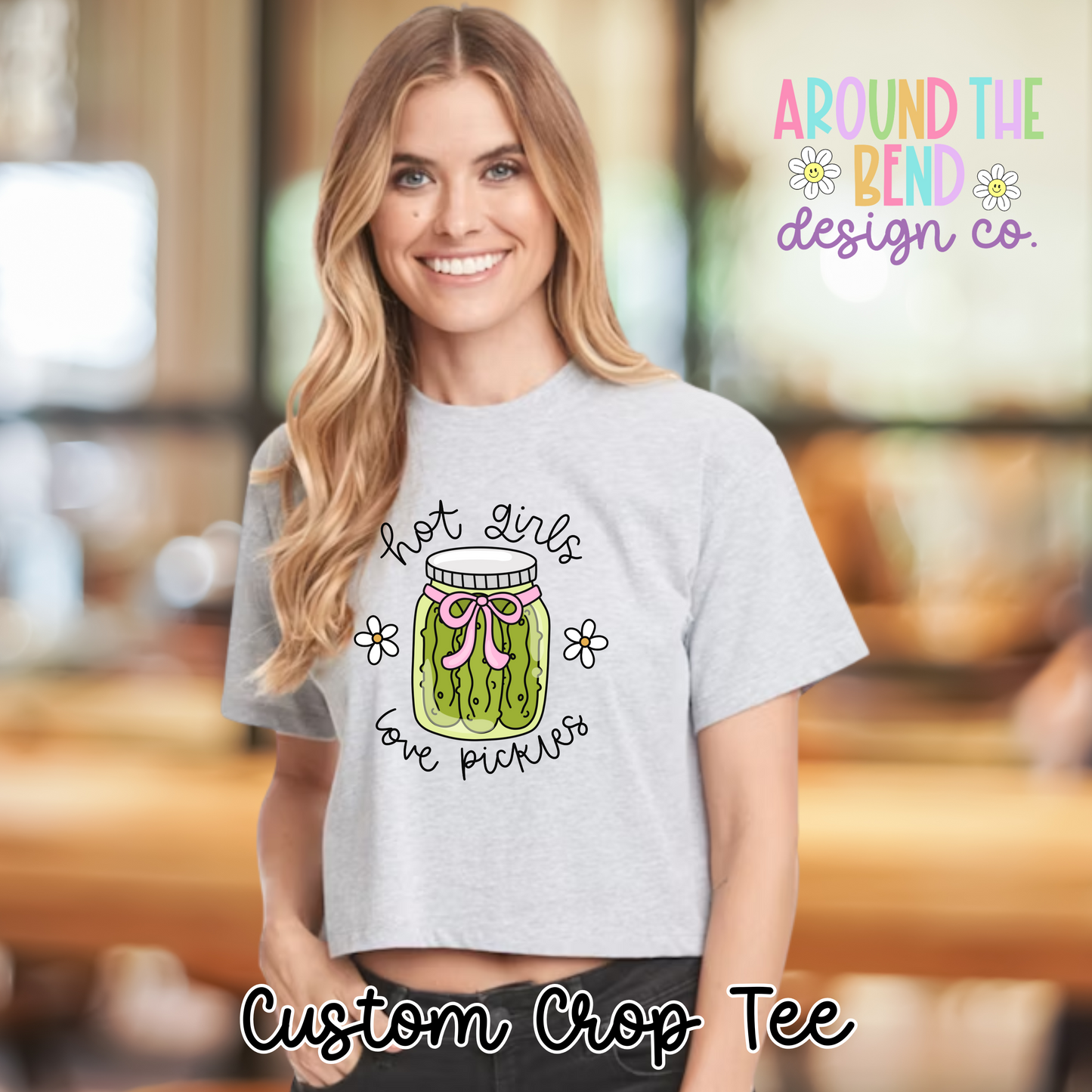 Customize Women Ideal Crop Top Tee - You Choose the Design!