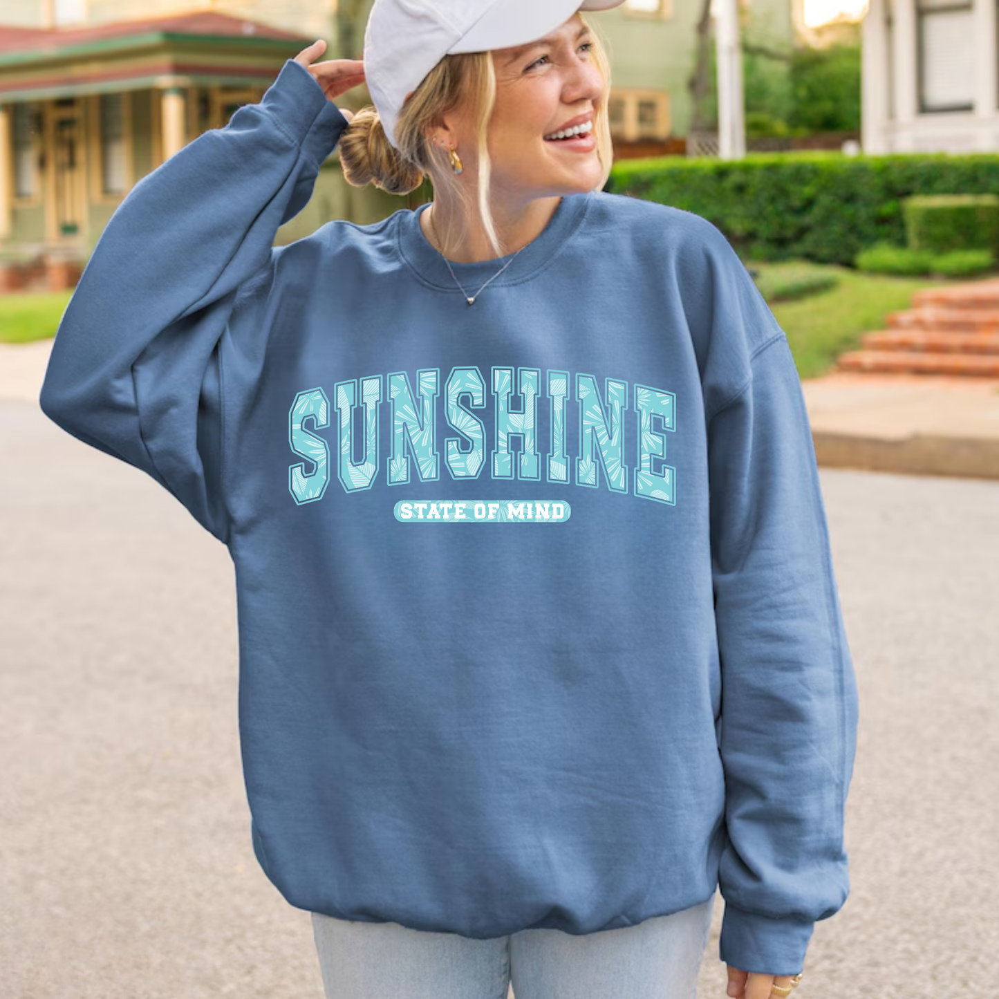 Sunshine State of Mind - Blue Floral