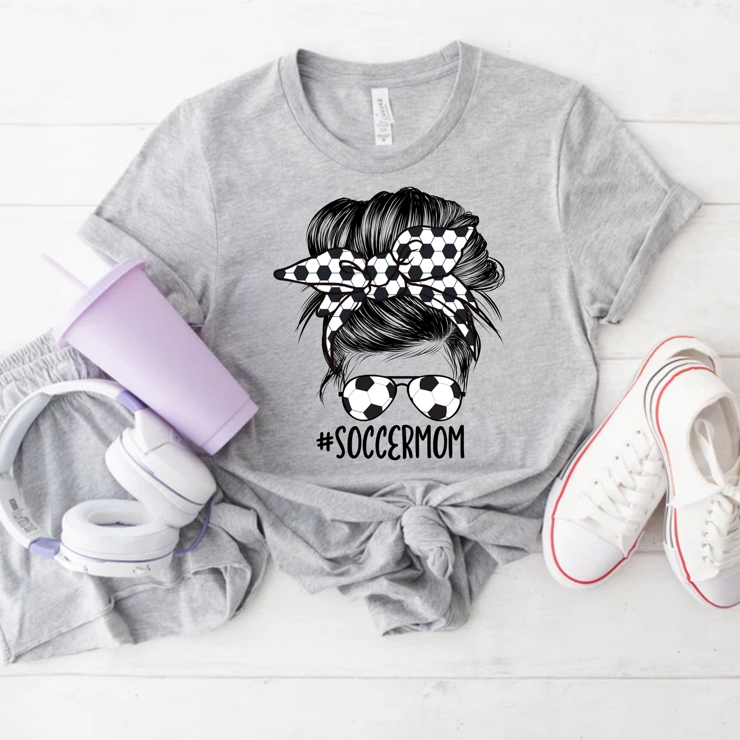 #SoccerMom Messy Bun