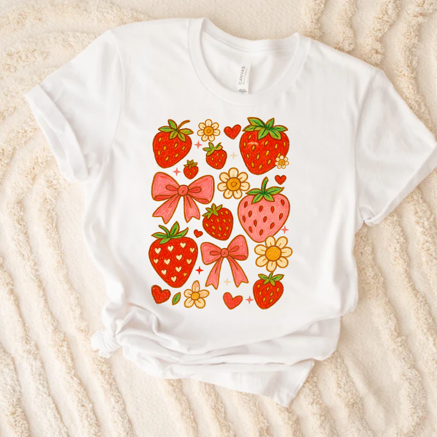 Strawberry Bows Retro