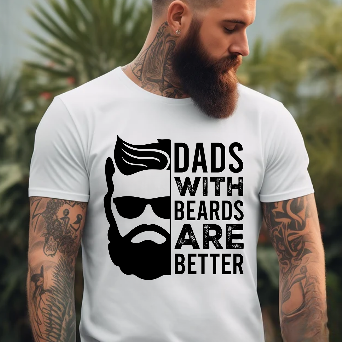 Dads with Beards - Colorful or Black