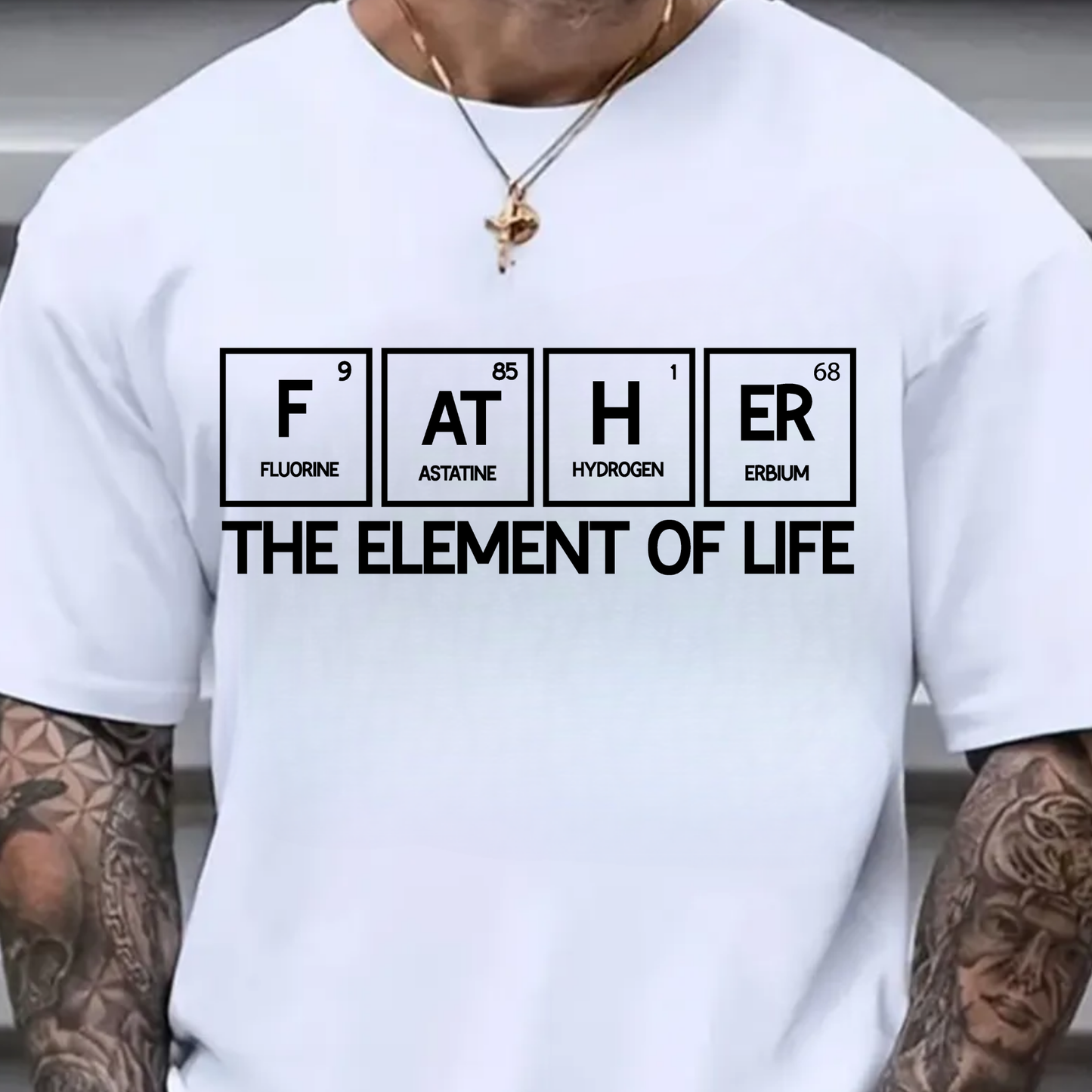 Elemental Father - Boack, White, or Colorful Design