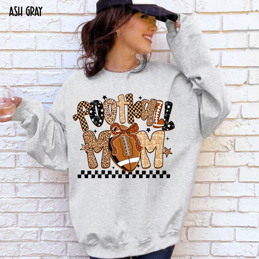 Football Mom Checkered