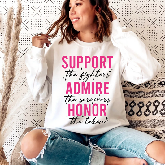 Support Admire Honor BCA