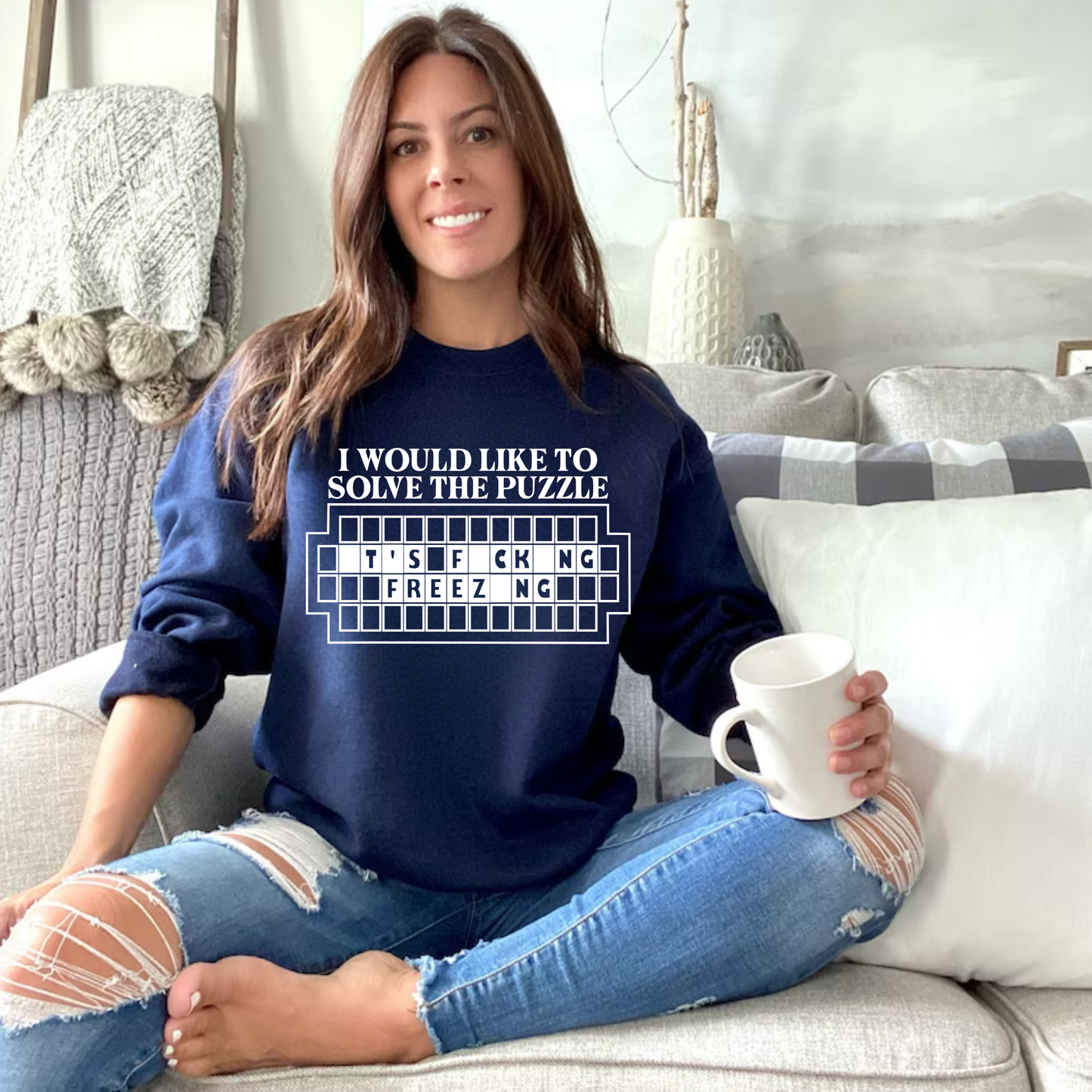 I'd Like to Solve the Puzzle - Black, or White (Personalize Color)