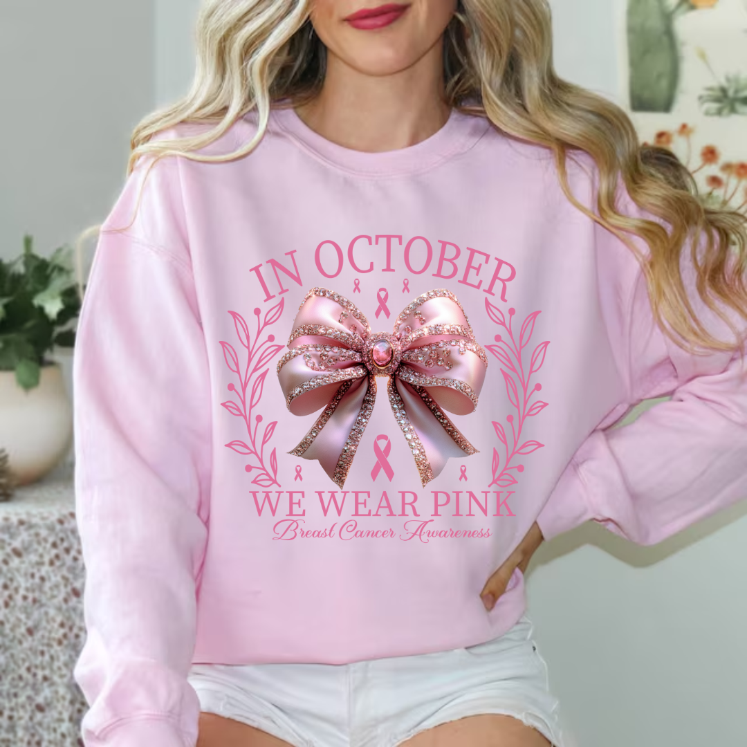 In October We Wear Pink Bow