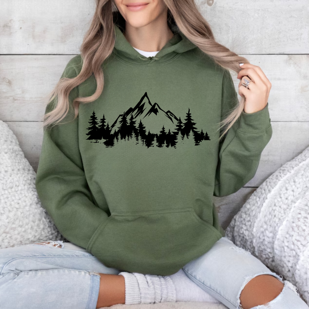 Mountain Silhouette BLACK