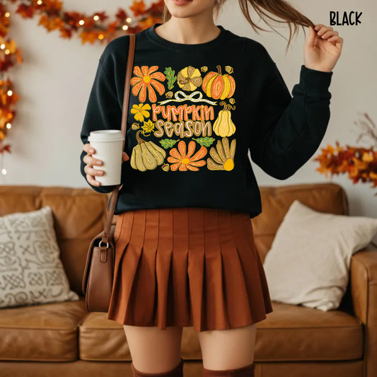 Floral Pumpkin Inline
