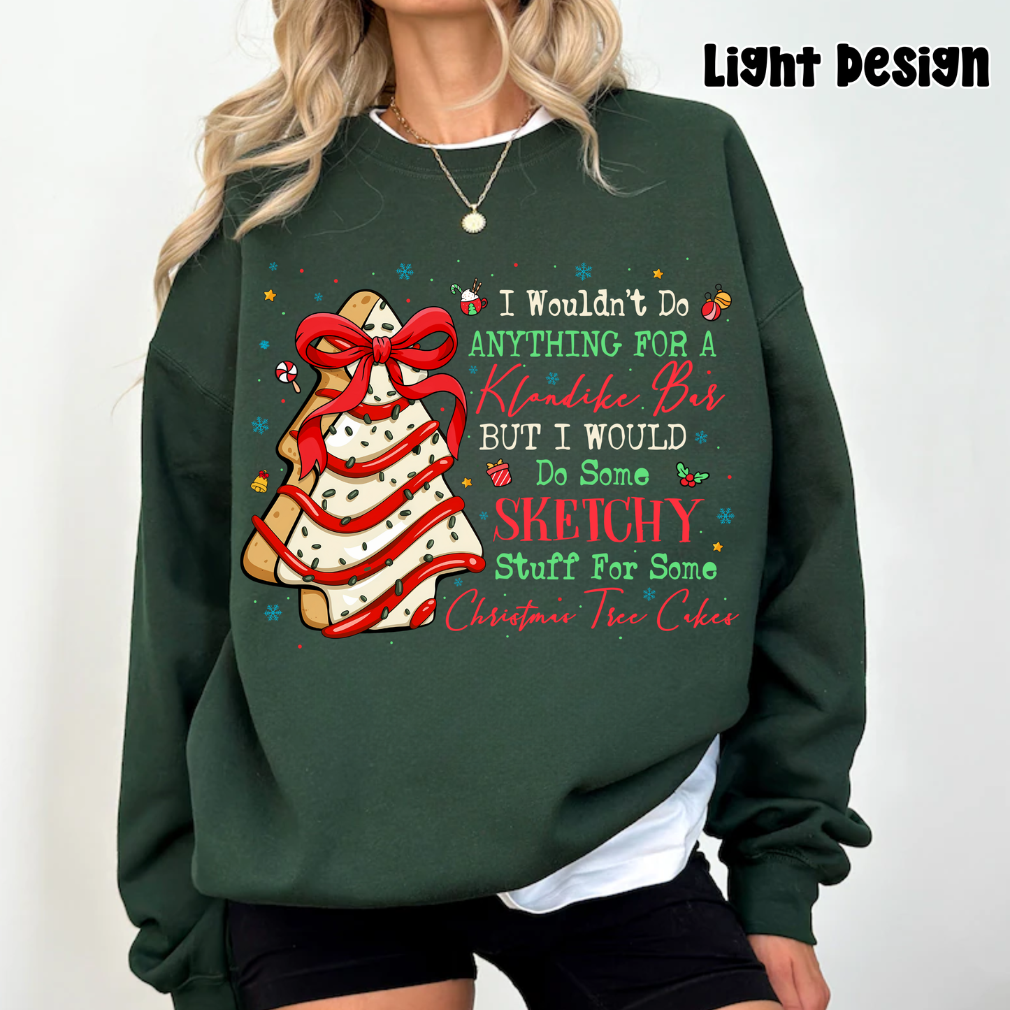 Christmas Tree Cakes - PERSONALIZE DESIGN COLOR (LIGHT or DARK)