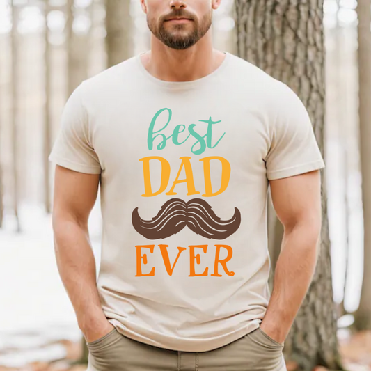 Best Dad Ever Mustache