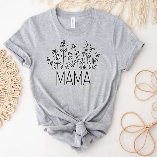 Mama Wildflower Thin Line