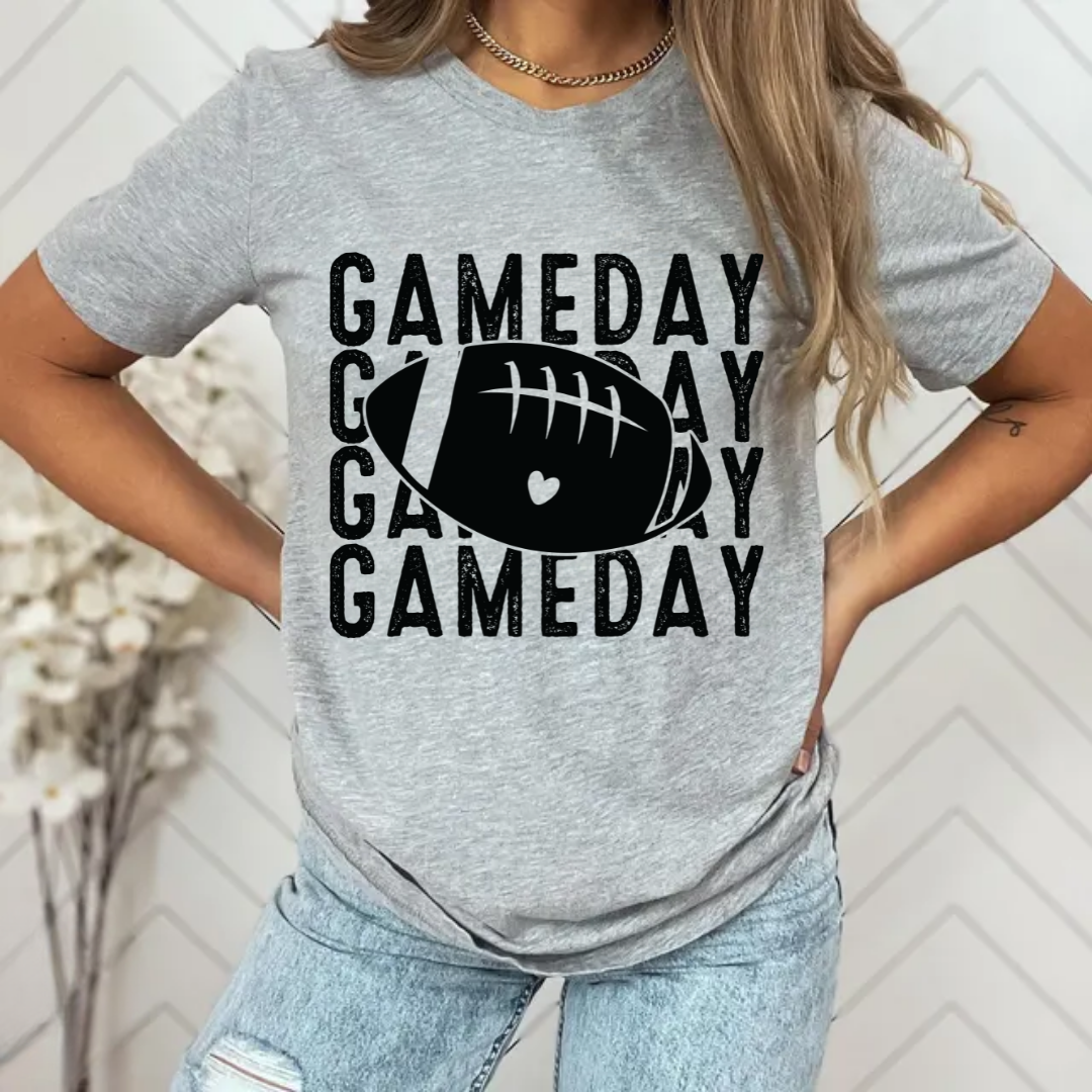 Gameday Stacked - BLACK