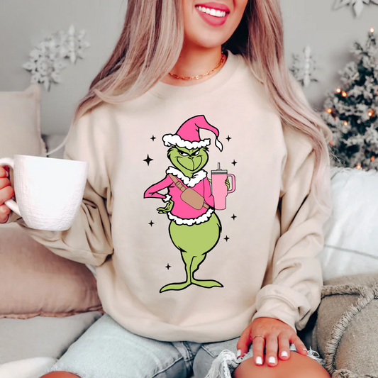 Grinch Bougee Pink