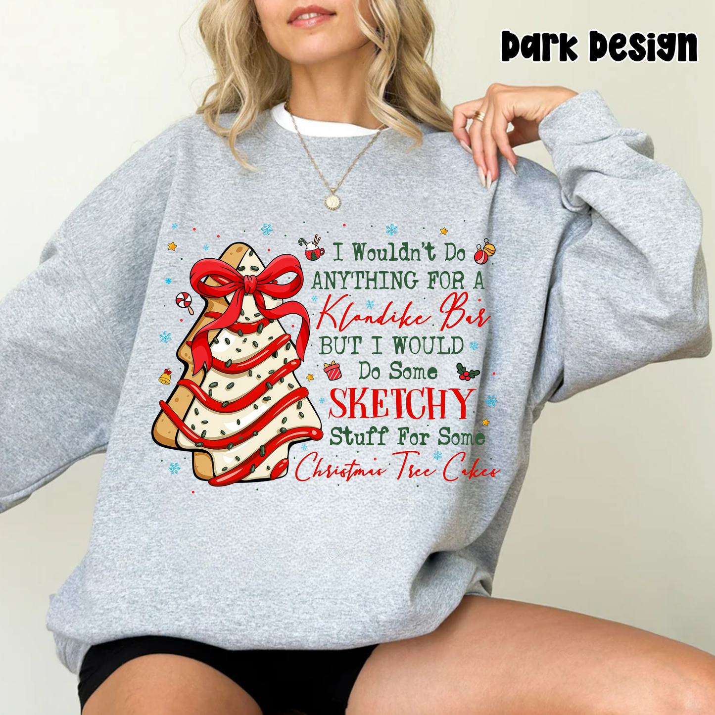 Christmas Tree Cakes - PERSONALIZE DESIGN COLOR (LIGHT or DARK)