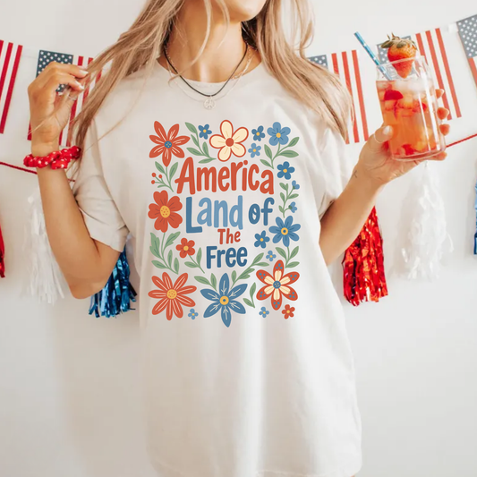 America Land of the Free Flowers