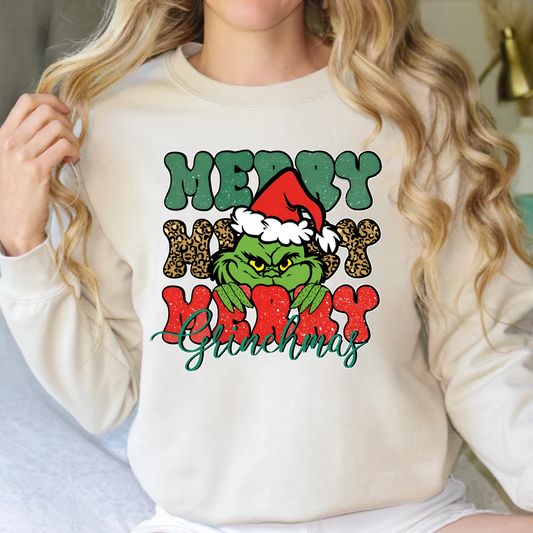 Grinch Merry Christmas (Red & Green)