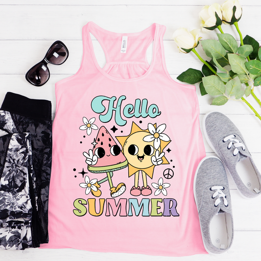 Hello Summer Retro Friends