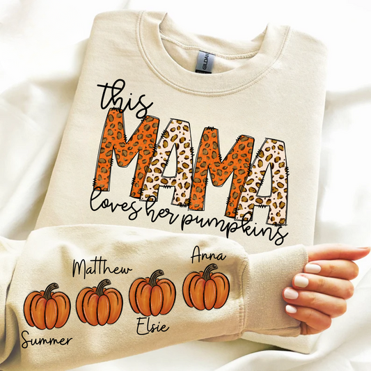 This Mama Loves Her Pumpkins - PERSONALIZE