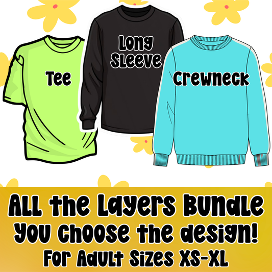 All the Layers Bundle - Adult Size XS-XL