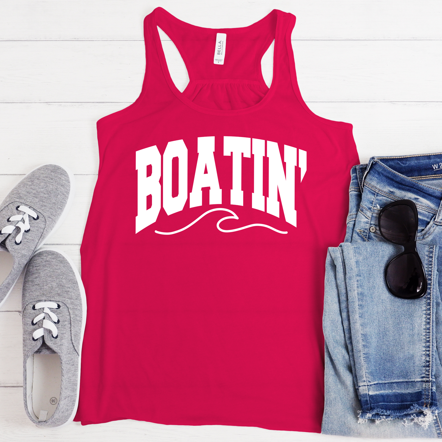 BOATIN' - PINK, BLACK, OR WHITE