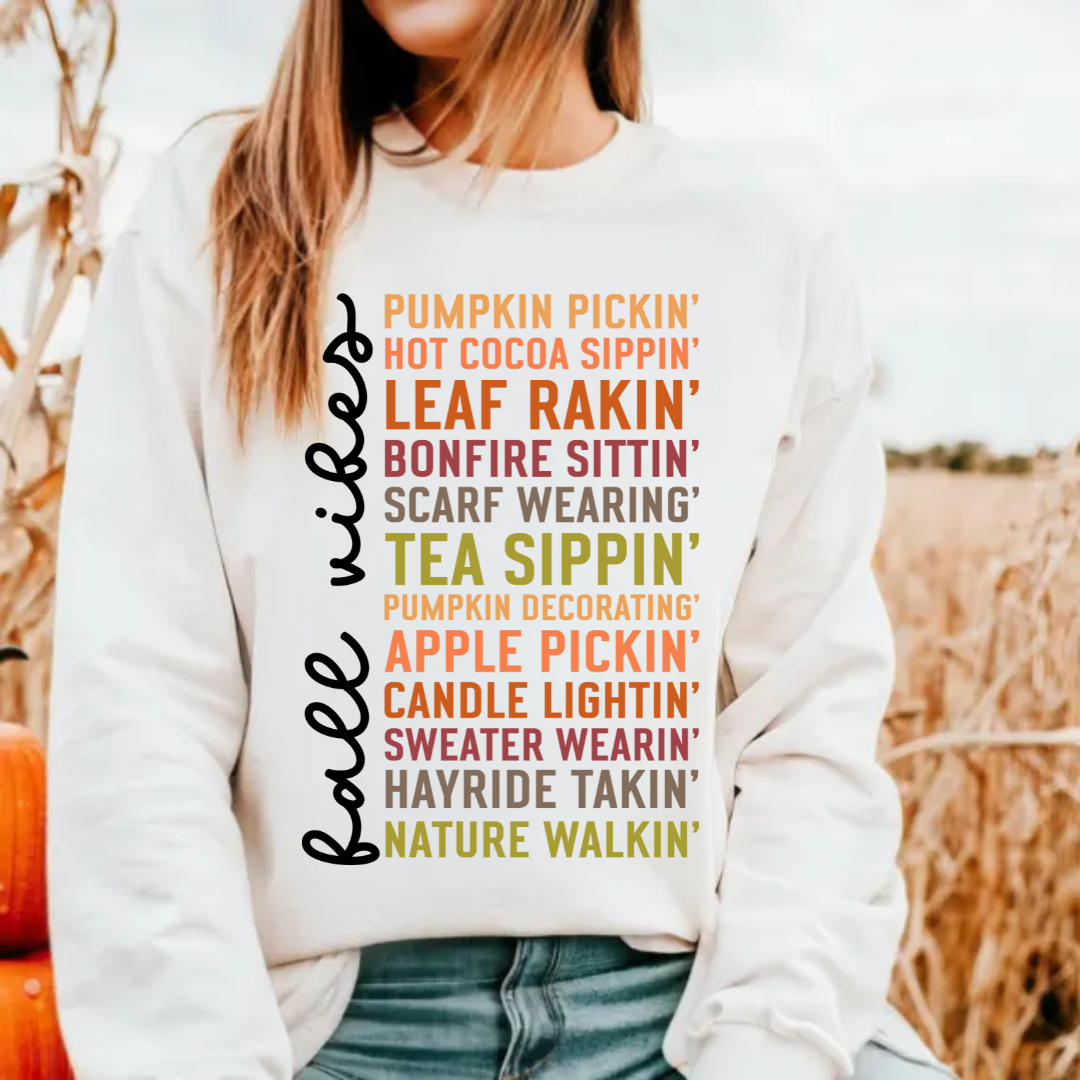 Fall Vibes List