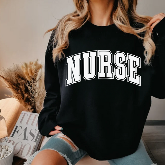 Nurse Varsity - WHITE