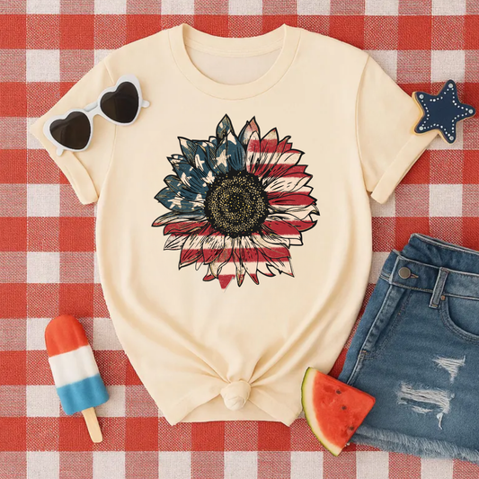 Patriotic Sunflower