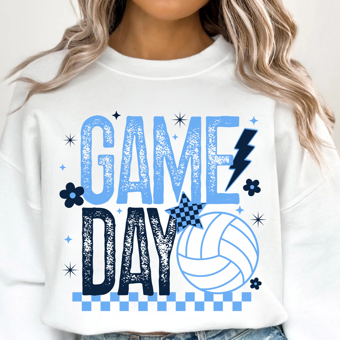 Volleyball Game Day Lightning