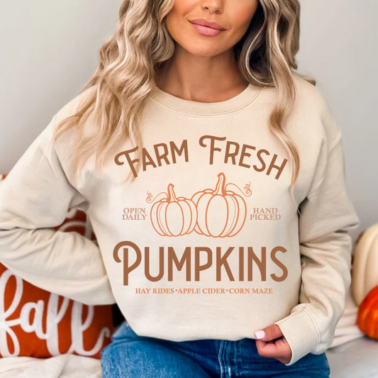 Farm Fresh Pumpkins Sign