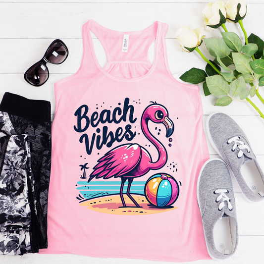 Beach Vibes Flamingo