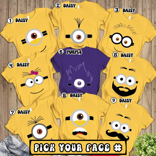 Minion "Costume" Tee - Choose Your Face