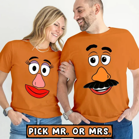 Mr. & Mrs. Potato Head "Costume" Tee - Pick Mr. or Mrs.