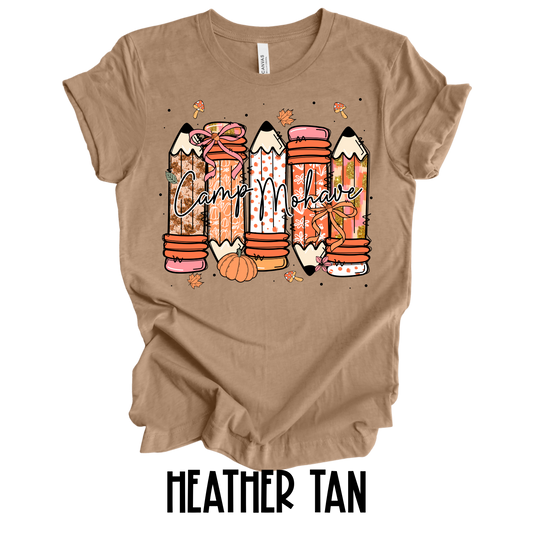 Camp Mohave Fall Pencils - October