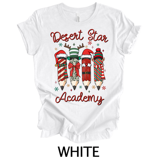 Desert Star Christmas Pencils